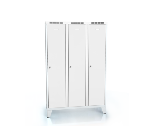 Cloakroom locker reduced height ALSIN with feet 1620 x 1050 x 500